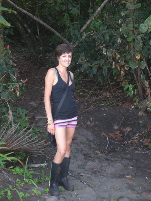 Inside Tortuguero National Park - boots are a must!