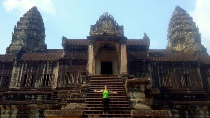 visiting Angkor Wat