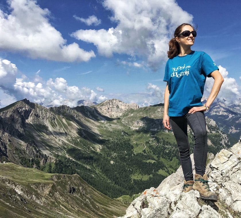 hiking in the Dolomites