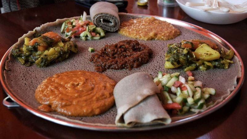 Ethiopian food in Tel Aviv
