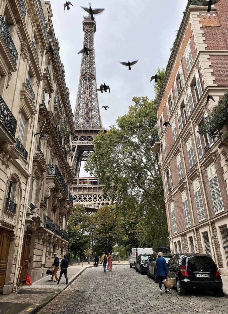 View of the Eiffel Tower