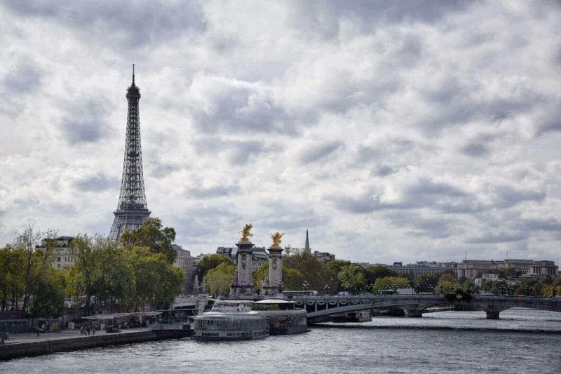 Eiffel Tower and Pont Alexandre