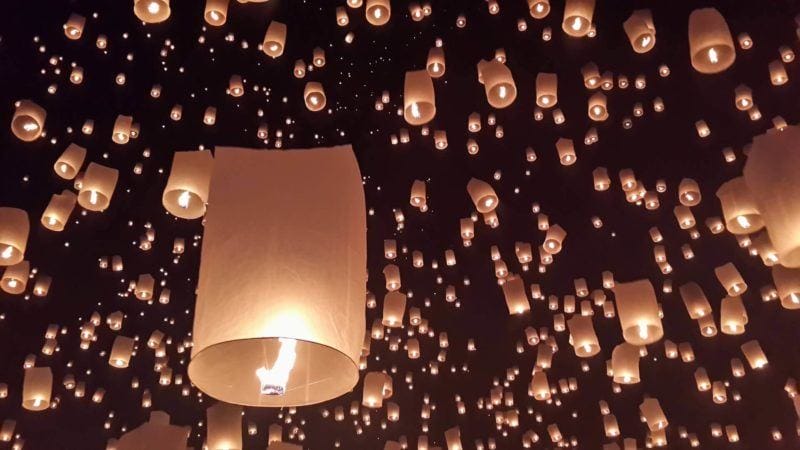 Lantern festival in Chiang Mai
