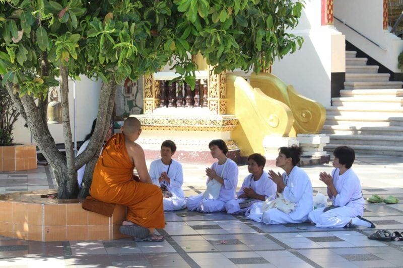 monks in Chiang Mai