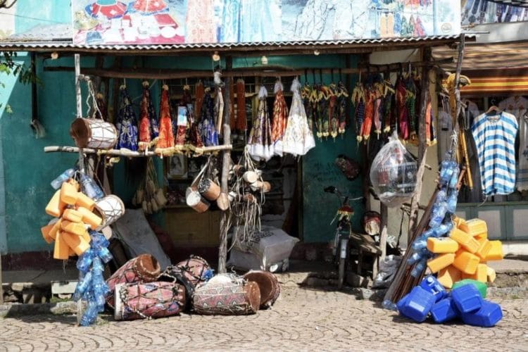 shopping in Ethiopia