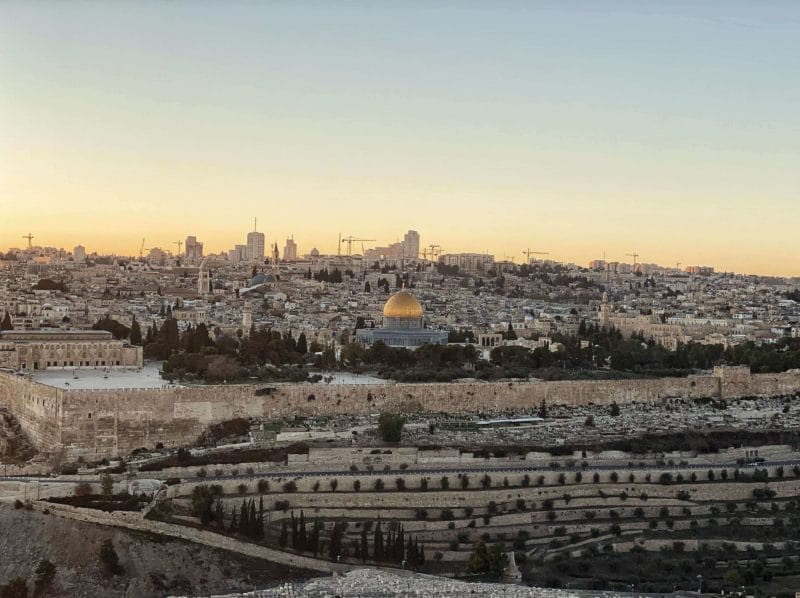 View of Jerusalem from Mount of Olives