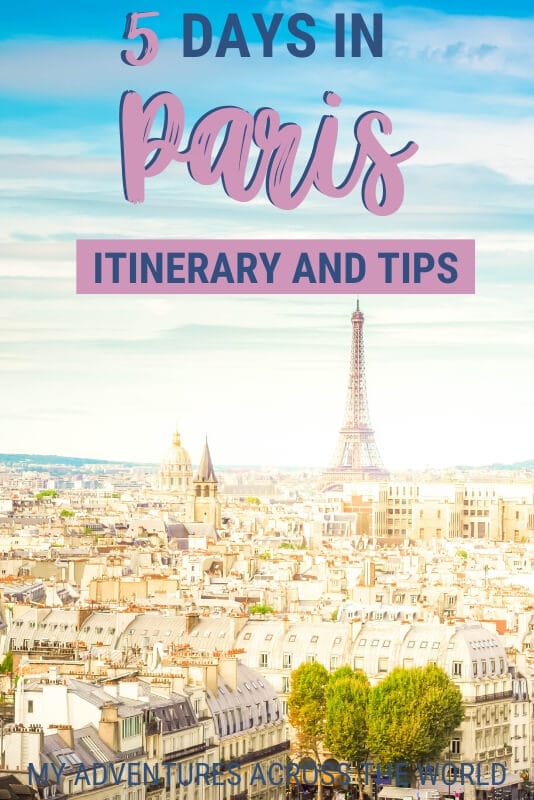 Get a fantastic itinerary to see Paris in 5 days - via @clautavani