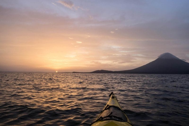 sunset from lake Nicaragua