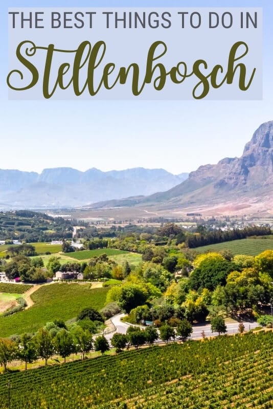 Read about the best things to do in Stellenbosch - via @clautavani
