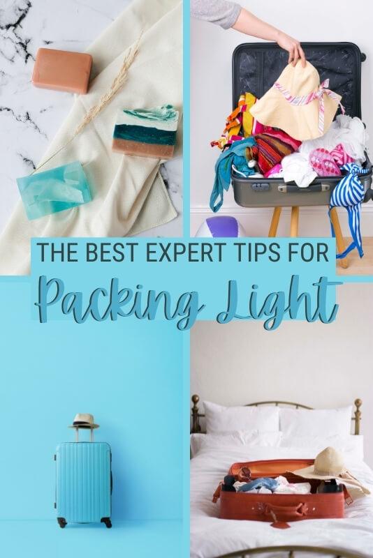 travel light tips packing