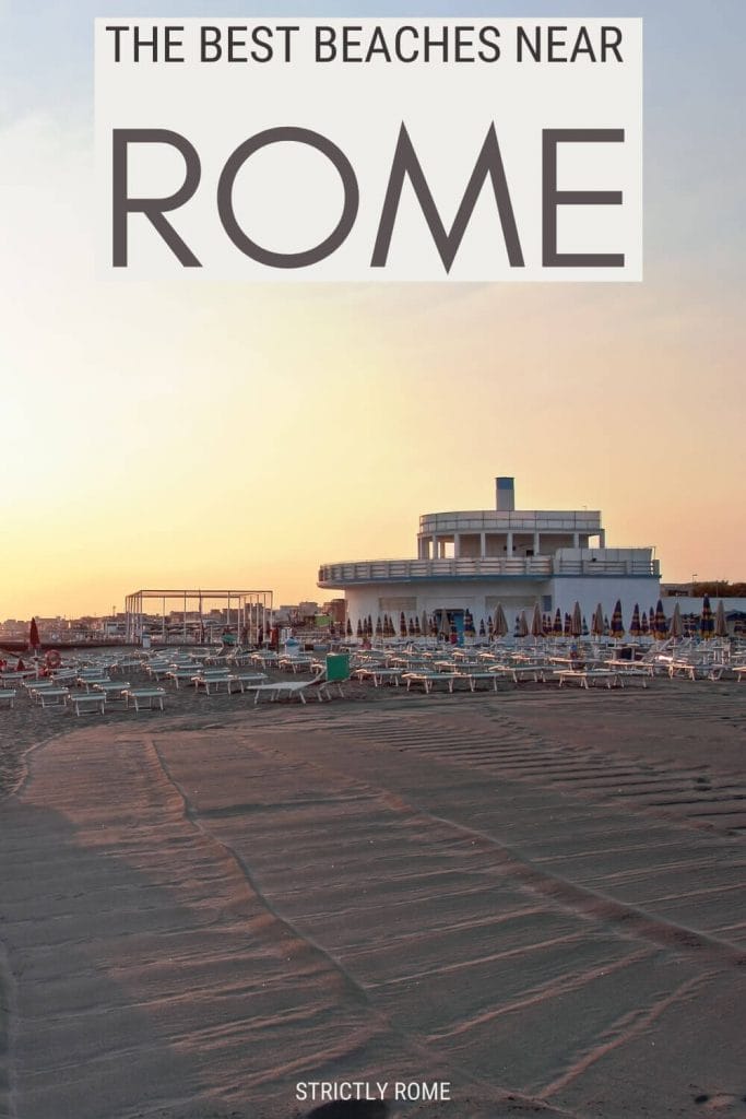 Read about the best beaches near Rome - via @strictlyrome