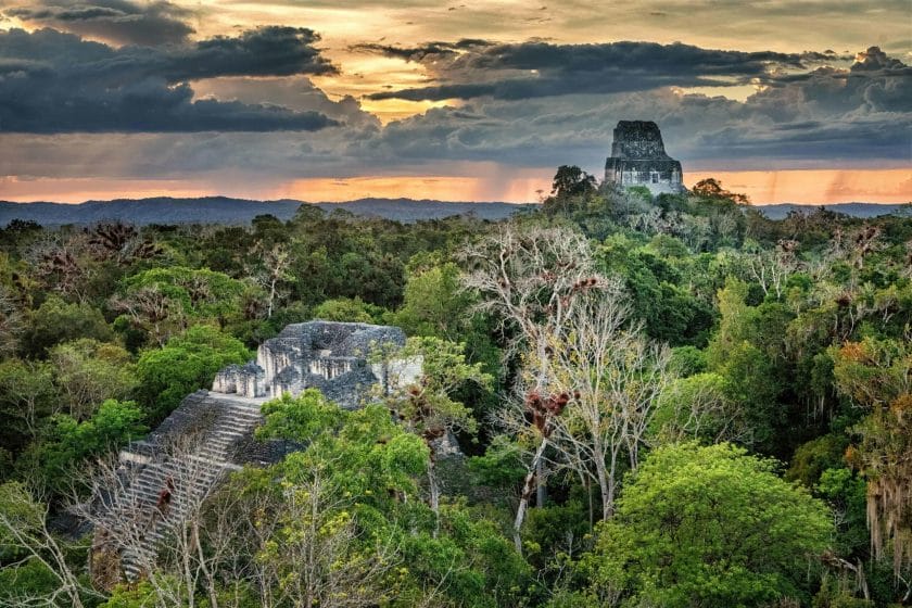 Tikal Mayan Ruins in Guatemala