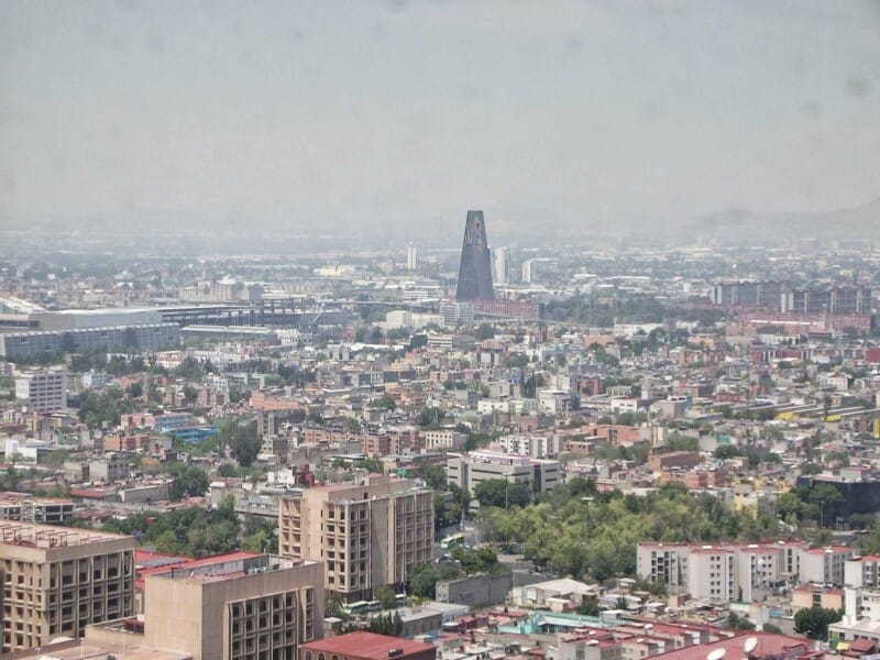 view from Torre Latinoamericana
