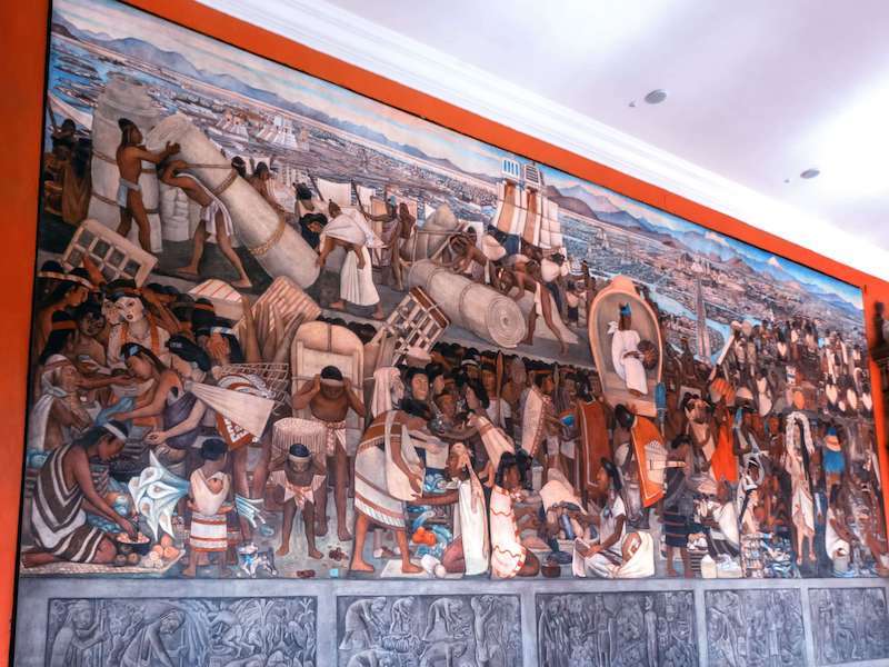 National Palace Diego Rivera mural
