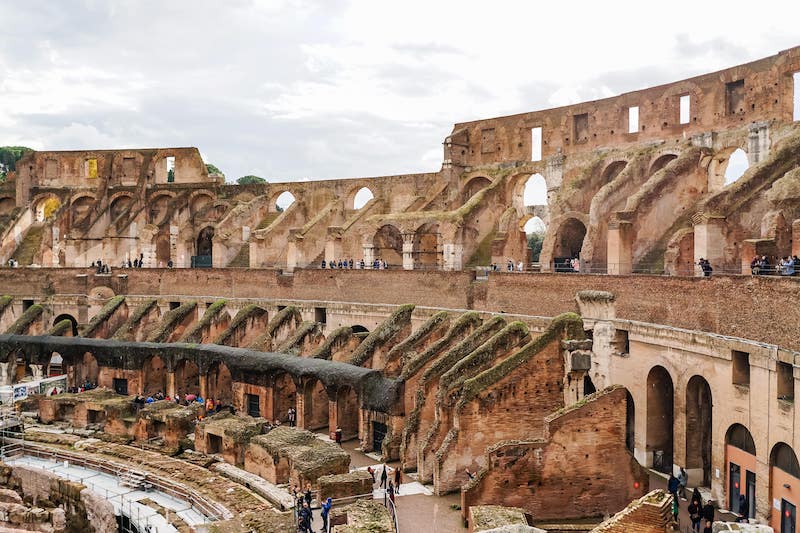 visiting the Colosseum
