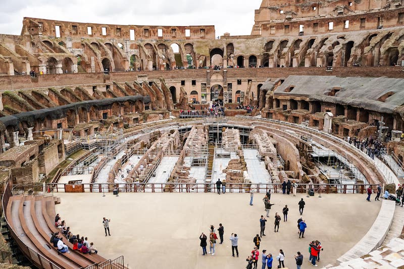 Arena floor Colosseum