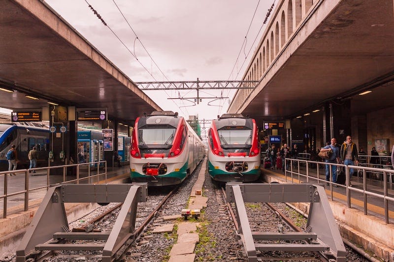 From Fiumicino to Rome City Center