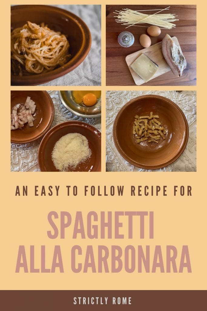 Follow this recipe to make the best spaghetti alla carbonara - via @strictlyrome