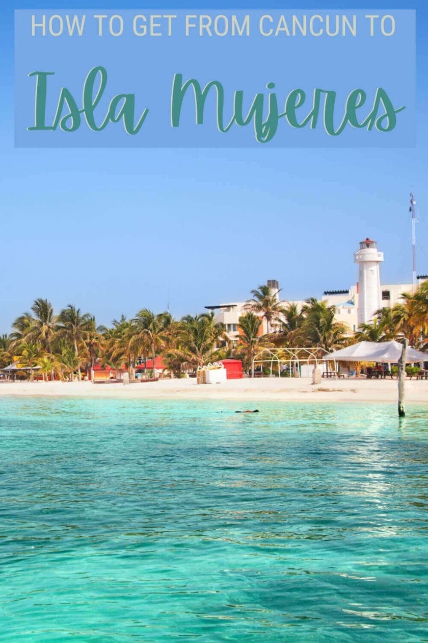 isla mujeres how to get there from cancun