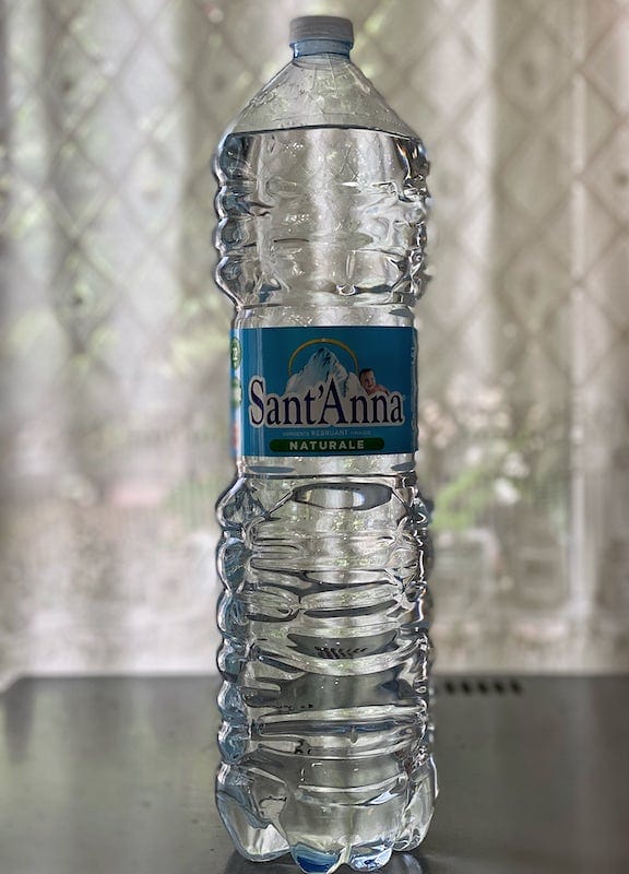 bottled water in Rome