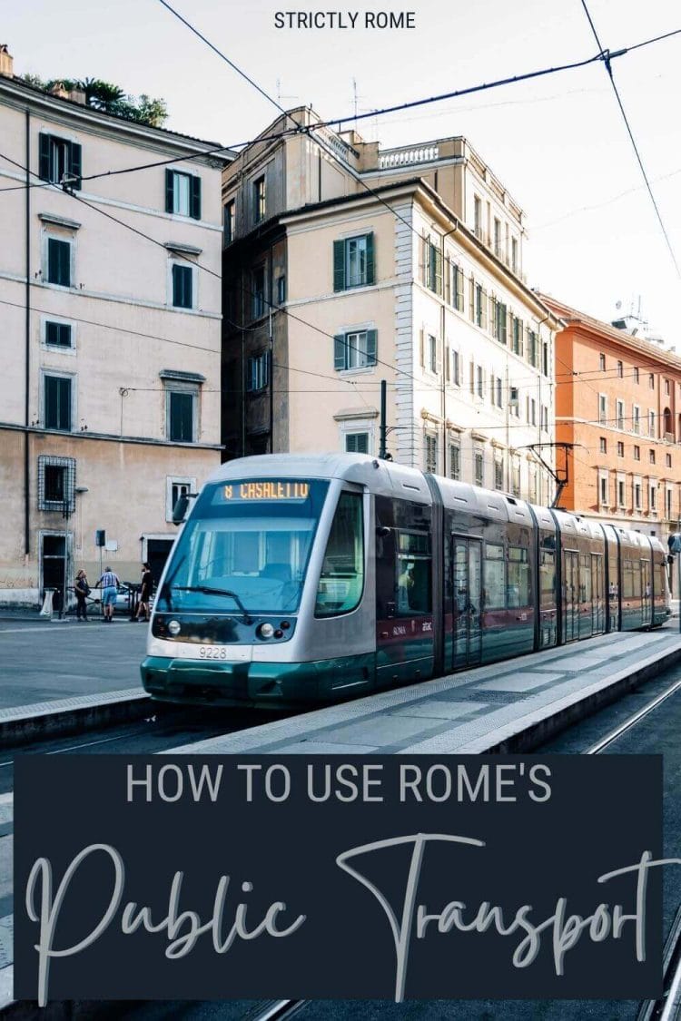 Learn how to use public transport in Rome - via @strictlyrome