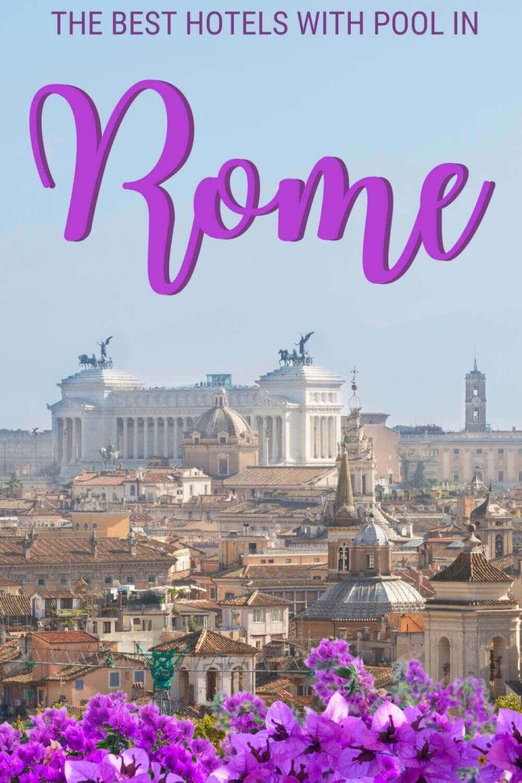 Discover the best hotels with pool in Rome - via @strictlyrome