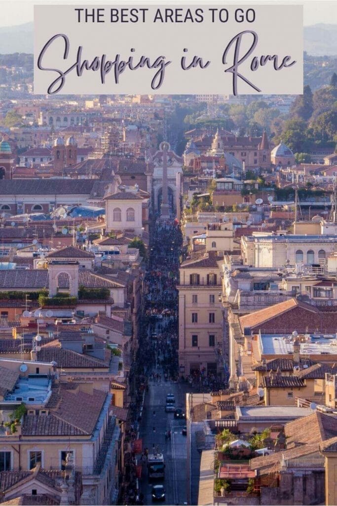Discover the best places to go shopping in Rome - via @strictlyrome