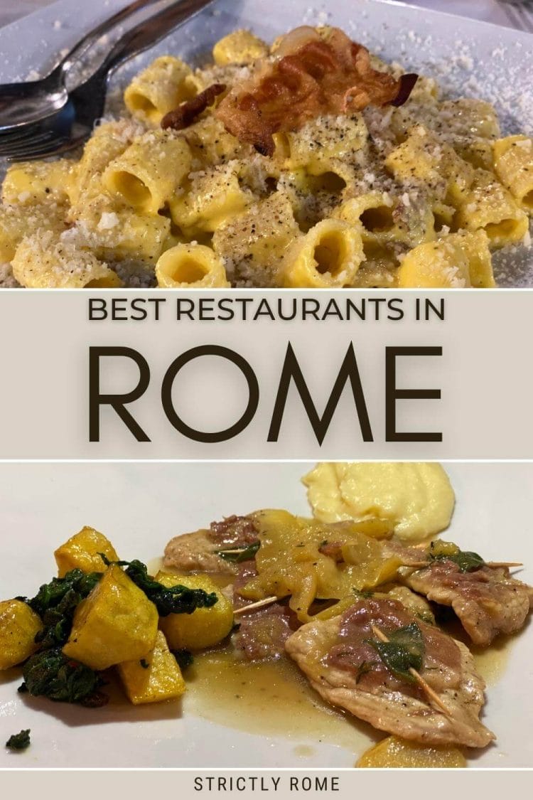 Check out the best restaurants in Rome - via @strictlyrome