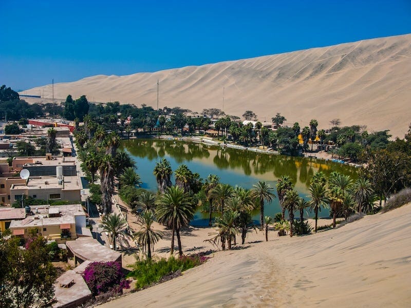 Huacachina oasis day trips from Lima