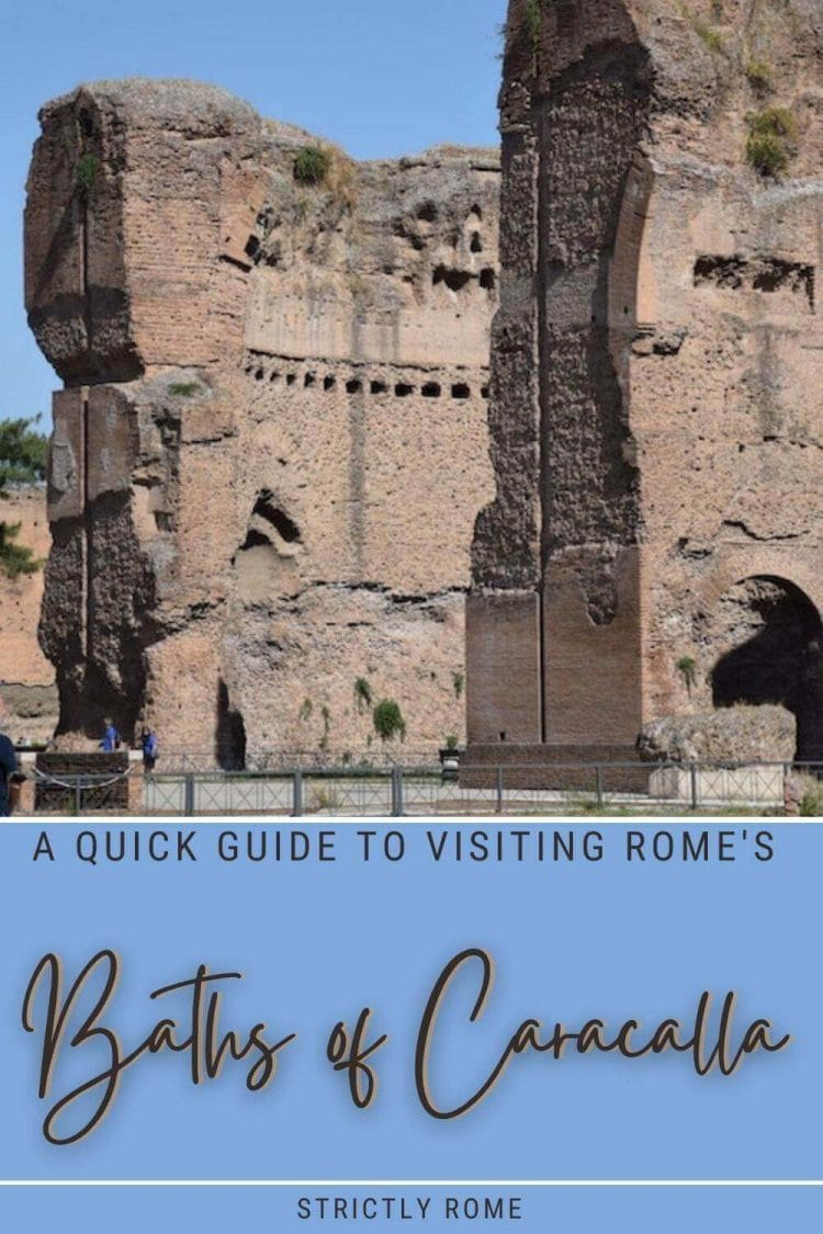 Read everything you need to know about the Baths of Caracalla, Rome - via @strictlyrome