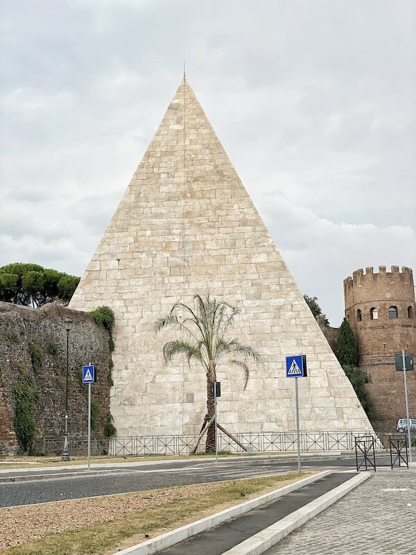 Pyramid of Cestius Testaccio Rome