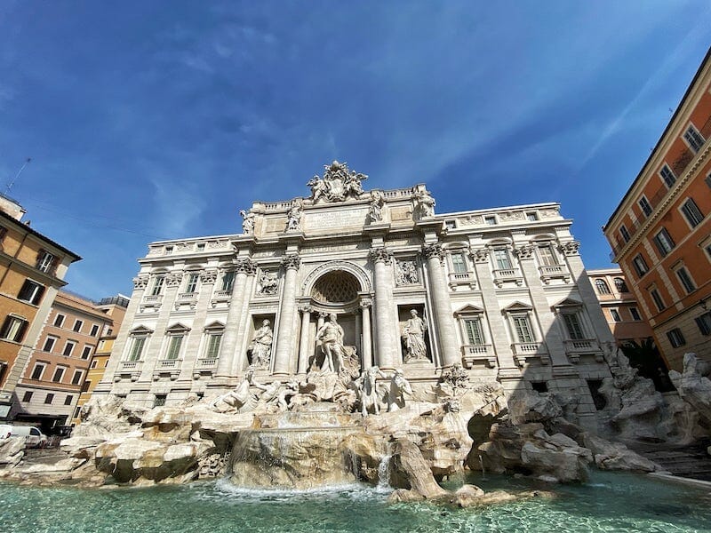 Trevi Fountain Rome best hostels in Rome