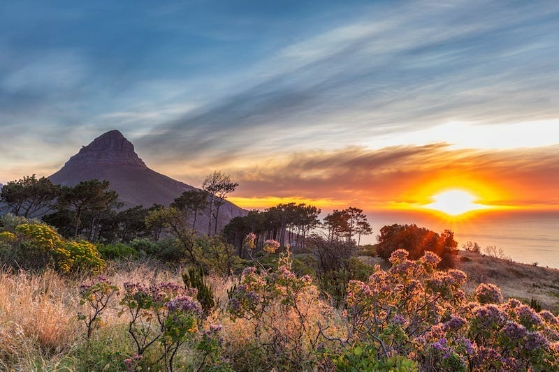 Signal Hill renting a car in South Africa