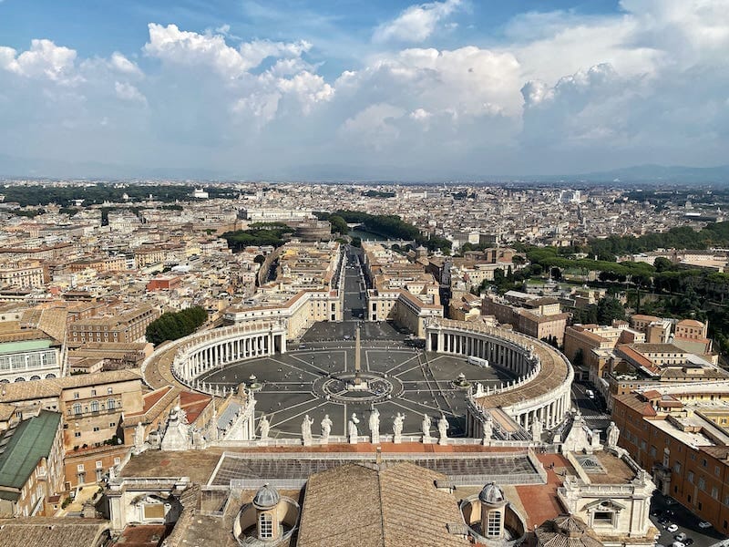 St Peter's Basilica Easter in Rome