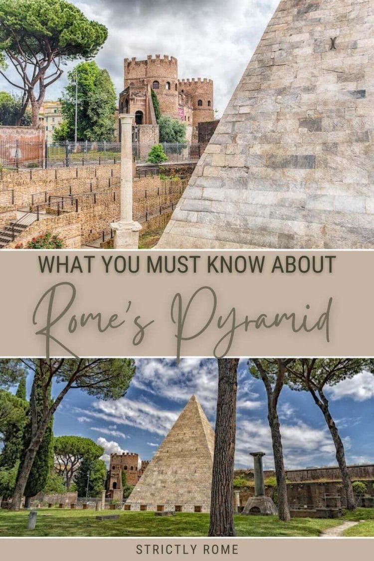 Discover what you must know about Rome Pyramid - via @strictlyrome