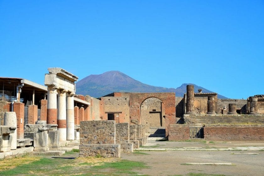 from Naples to Pompeii