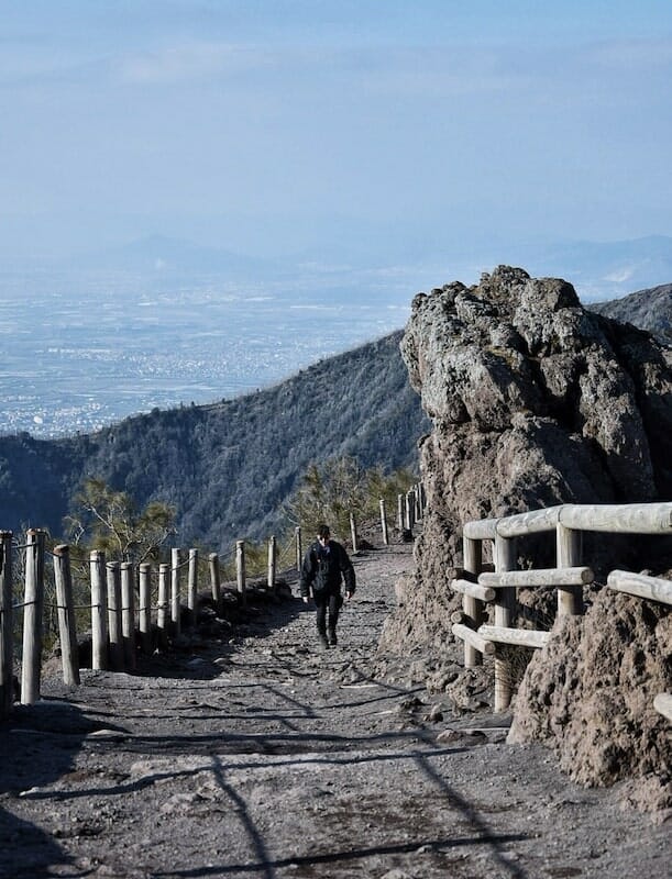 hiking Mount Vesuvius