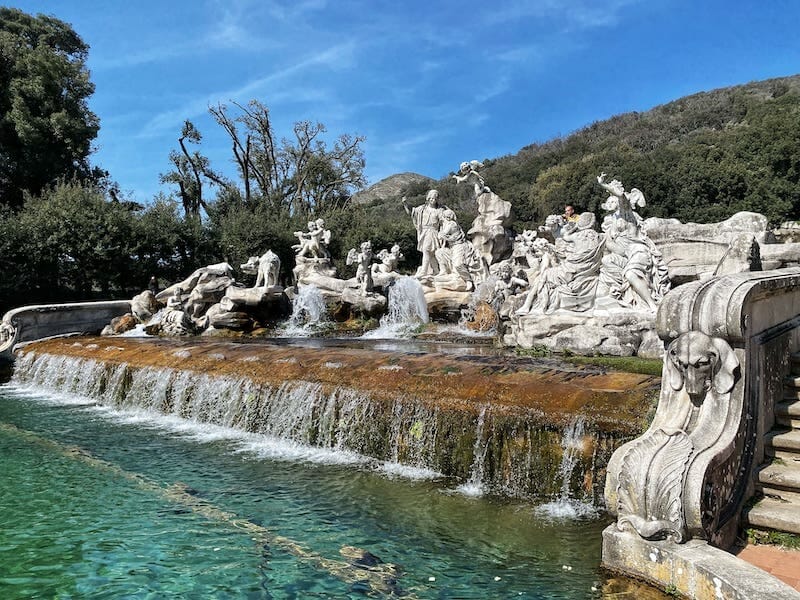 Fountains at Caserta Royal Palace