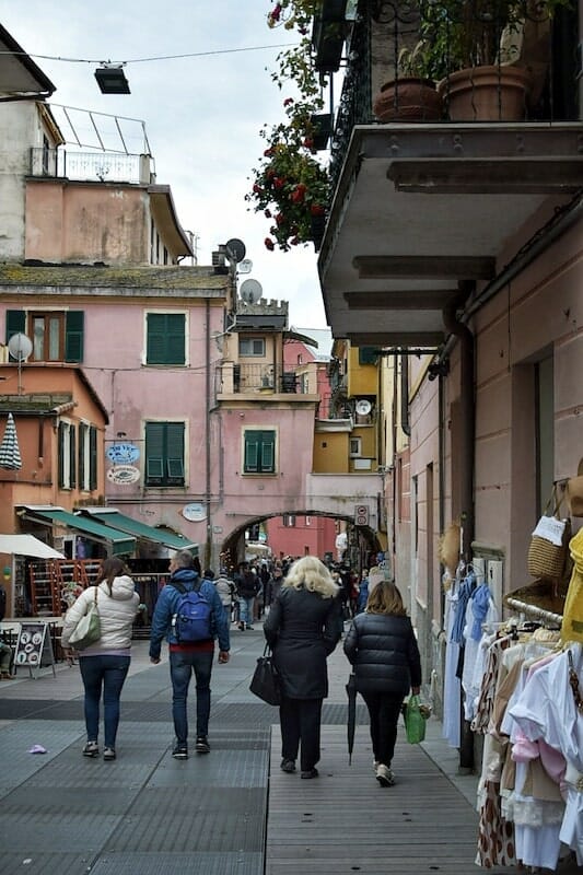 market in Cinque Terre
