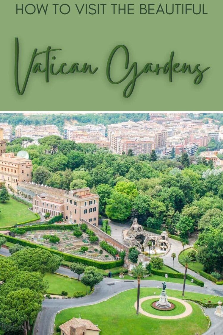Discover how to visit the Vatican Gardens - via @strictlyrome