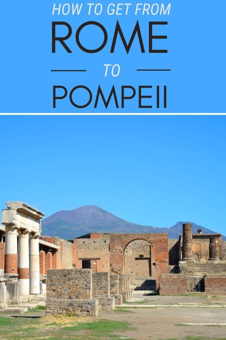 Discover how to get from Rome to Pompeii - via @strictlyrome