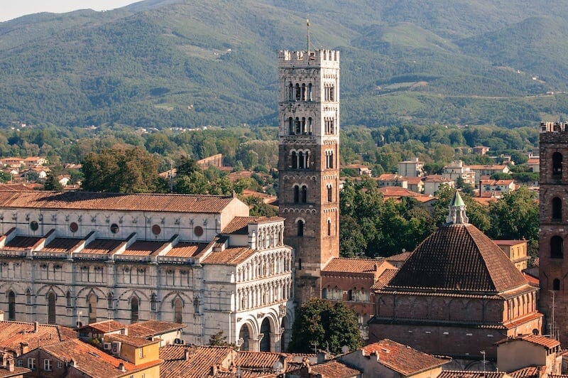 Lucca day trips from Florence