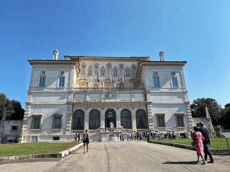 Borghese Gallery palaces in Rome