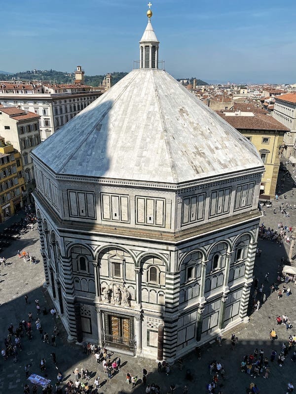baptistery one day in Florence
