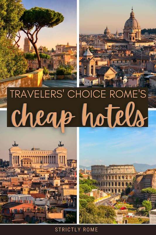 Check out the best cheap hotels in Rome - via @strictlyrome