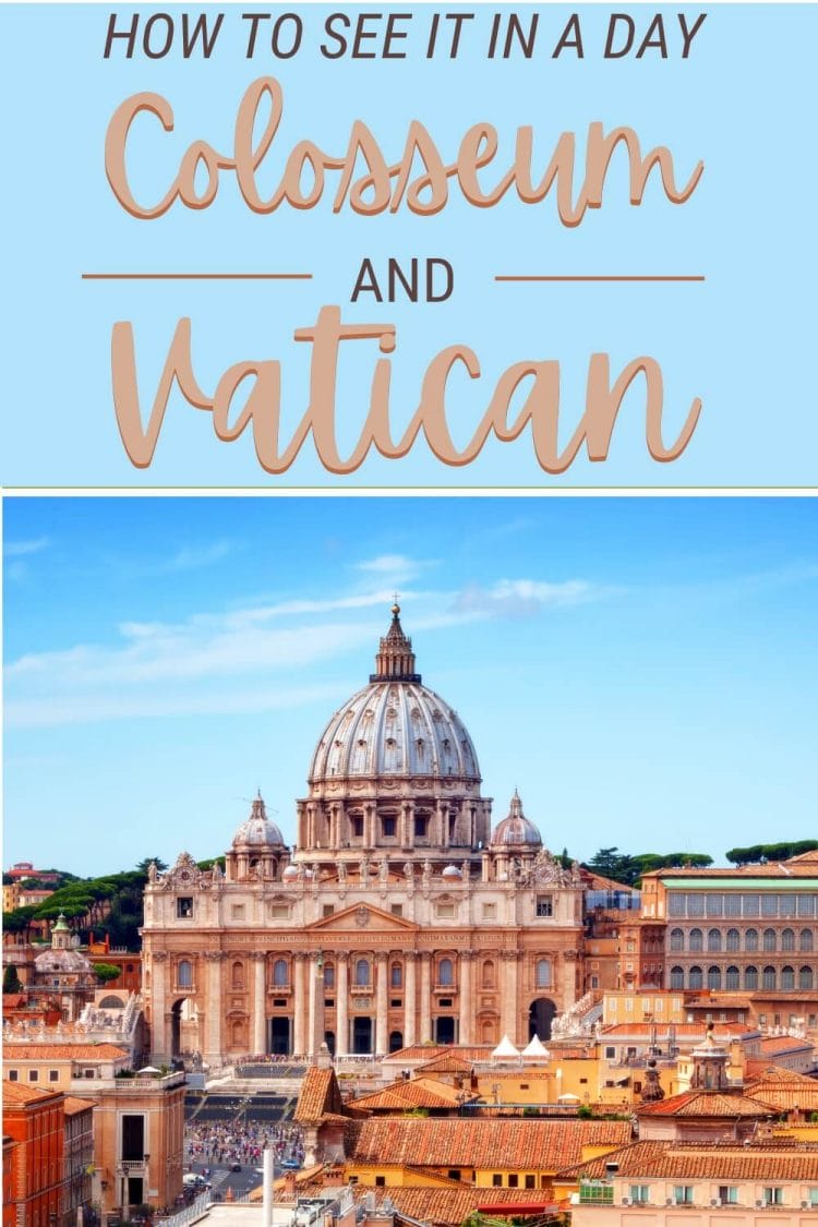 Discover how to see the Vatican and the Colosseum in one day - via @strictlyrome