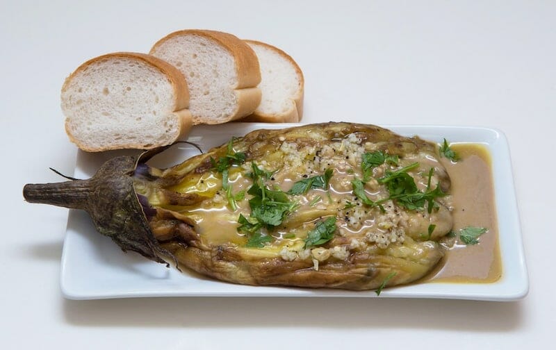 eggplant with tahini