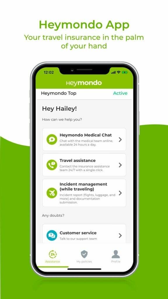 Heymondo Assistance App