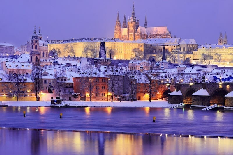 winter in Prague