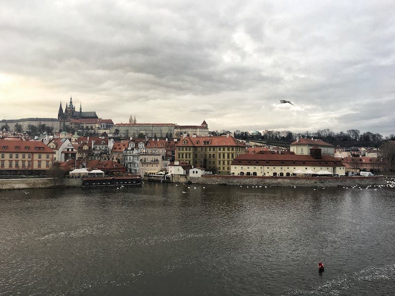 Prague in winter